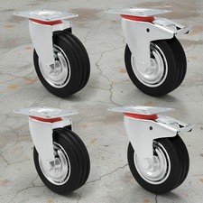 Transportrollen Lenkrollen Laufrollen Lenkrollen mit Bremse 4er Set Rollen