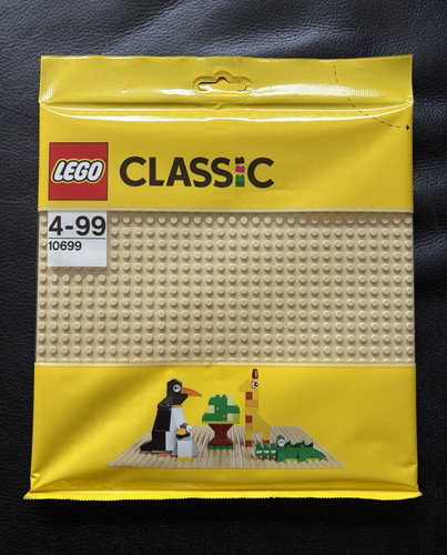 Lego classic grundplatte beige - grundplatte,