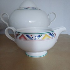 Villeroy & Boch Indian Look Sauciere Unbenutzt Makellos keine Ablatzer oder chip