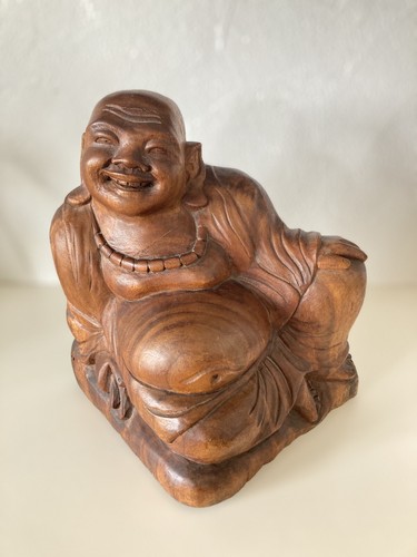 Holzfigur buddha groß - holzfigur,