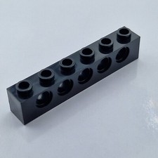 Lego Technic 5x Lochbalken 1x6 brick 3894 schwarz black