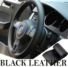 Lenkradbezug , Lenkradschoner, Auto Lenkradhülle Ø 37-39 38cm LEDER zum Schnüren
