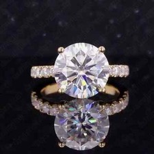 2,54 TCW runder Moissanit