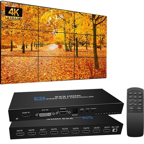 Videowand controller 3x3 - 3x3, tv