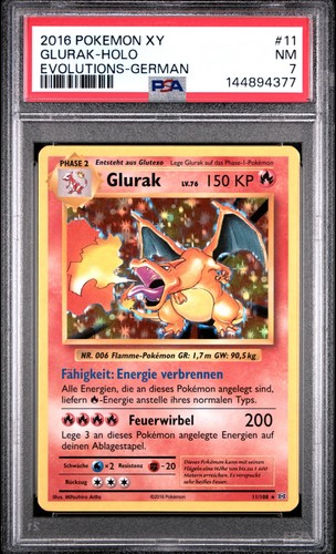 2016 pokemon glurak - y, holo