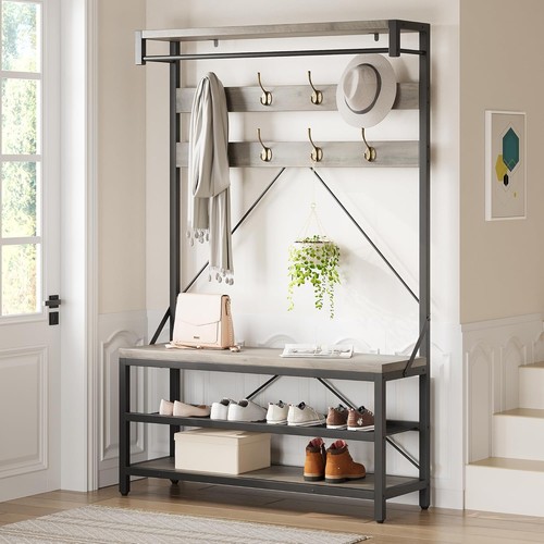 Garderobe mit sitzbank - garderobe,