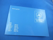 Mercedes Service Booklet