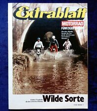Motorrad Extrablatt " fünfziger fahren" Enduro Mokicks, Hercules Ultra III LC