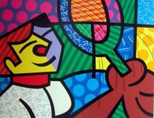 ROMERO BRITTO "BOY-TENNIS SUITE" Serig.,num.,sign.,COA