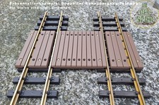 Spur G Doppelter Bahnübergang