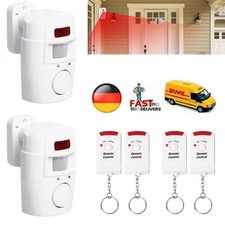 Alarmanlage Fernbedienung Sirene 105dB Haus Anlage Bewegungsmelder Sensor Schutz