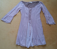 Cream Mittelalterkleid mit