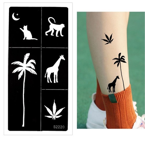 Henna tattoo schablone - henna,