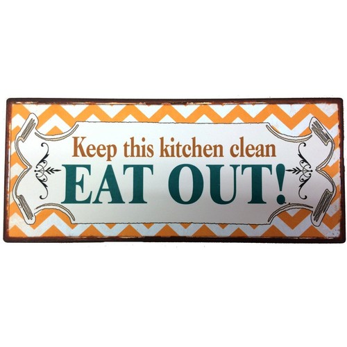 Blechschild keep this - blechschild, kitchen