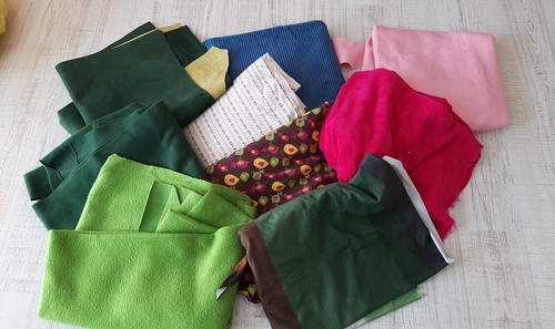 Stoffreste stoffpaket - stoffreste,