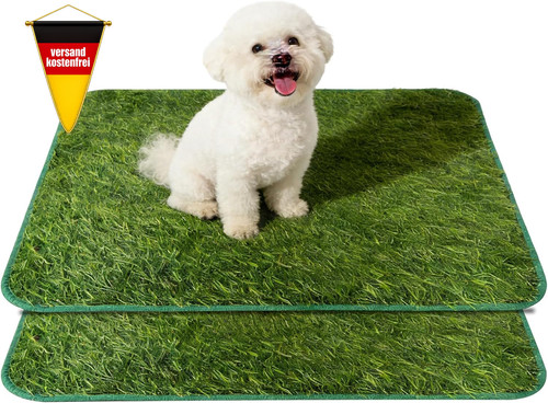 Hundetoilette kunstrasen set - hundetoilette,
