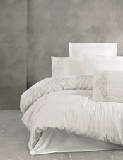 Bettwäsche satin weiß - bettwäsche,