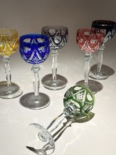 Farbiges römergläser set aus - farbiges, römergläser-set