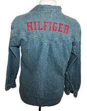 Tommy Hilfiger Kinder Jeans Hemd  Gr. 164, Vintage Denim Logo Shirt