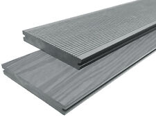 WPC Terrassendielen Massiv Handmuster Muster 20 mm x 15 cm steingrau Premium