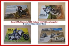 Ducati Multistrada 1200 Enduro 160PS Literaturpaket - 5 komplette Zeitschriften