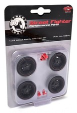 GMP 1/18 Drag Wheel & Tyre Set