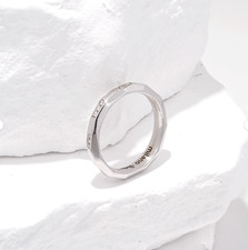 POMELLATO MILANO RING WEISSGOLD 750/18KT DIAMANTEN 0,15CT GR 53 BOX UNISEX