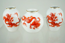 3 KLEINE HANDBEMALTE PORZELLAN