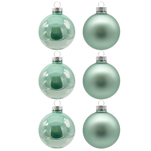 Christbaumkugeln mint set - christbaumkugeln,