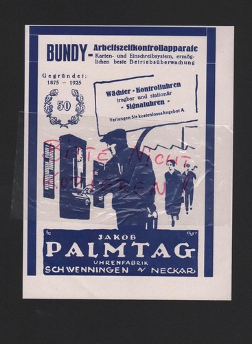 Schwenningen werbung 1927 - schwenningen,,