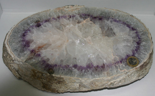 Quarz amethyst anschnitt - amethyst,