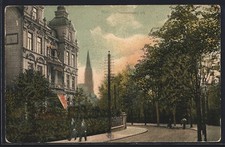 Kiel, Partie im Niemannsweg, Ansichtskarte 