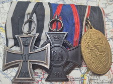 3er Spange EK2 Eiserne Kreuz FA 1914 Friedrich August Kreuz Umbau RAR 1. Klasse