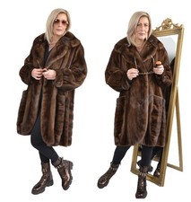 A5527 NERZMANTEL ECHT PELZ