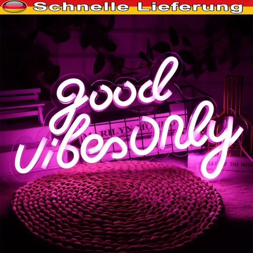 Good vibes neon - good, wanddeko