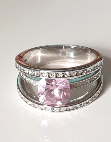 Ring silberfarben rhodiniert