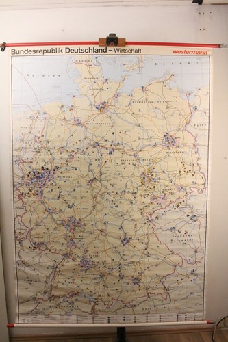 Schulwandkarte bundesrepublik - schulwandkarte,