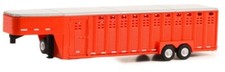GOOSENECK Trailer 26-Foot Verticle 3 Hole -   - red - Greenlight 1:64