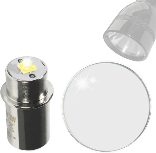 Hqrp glaslinse und led - 3w,