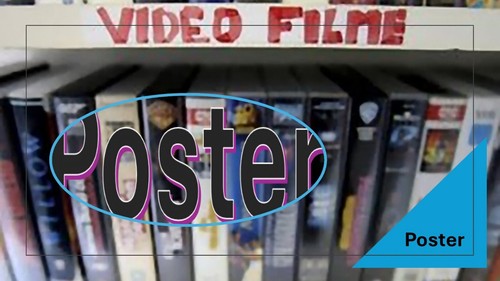 Videofilm poster zur - videofilm, auswahl