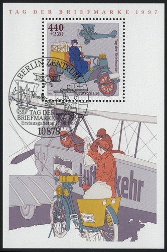 Block tag der briefmarke - tag,