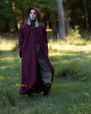 Mytholon Faelyn Mantel Wolle Bordeaux XXL/3XL Larp Mittelalter #21543