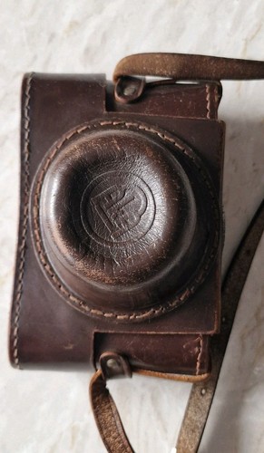 Vintage kamera ledertasche - vintage,