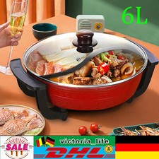 1360W 6L Elektro Hot Pot Topf