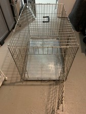 Hunde/ Tierkäfig faltbar mit Zinkwanne