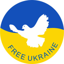 FREE UKRAINE Aufkleber