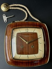 Läuft Dugena FHS Franz Hermle Uhrwerk Analog Uhr Junghans Wanduhr Schlüssel