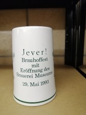Jever Bierkrug Seidel Keramik