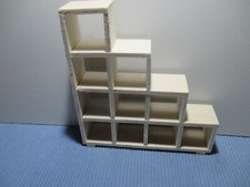 Regal Stufenregal Trennwand Holz Handarbeit Miniatur Puppenstube/Puppenhaus