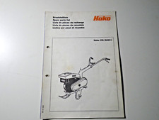 Ersatzteilliste Hakorette 172